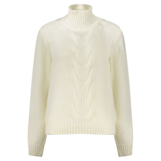 K-WAY Weißer Wollpullover