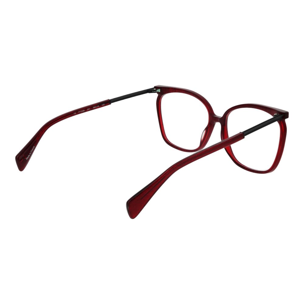 Yohji Yamamoto Rote Metall- und Kunststoffbrille (Rahmen)
