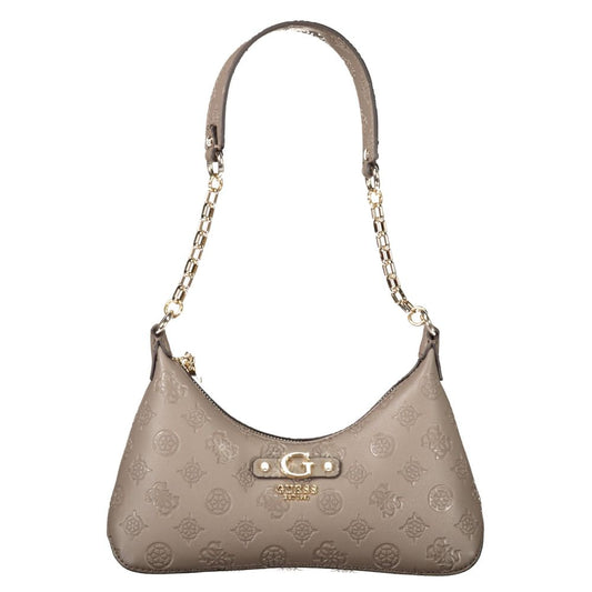 Guess Jeans Braun Polyethylen Frauen Handtasche