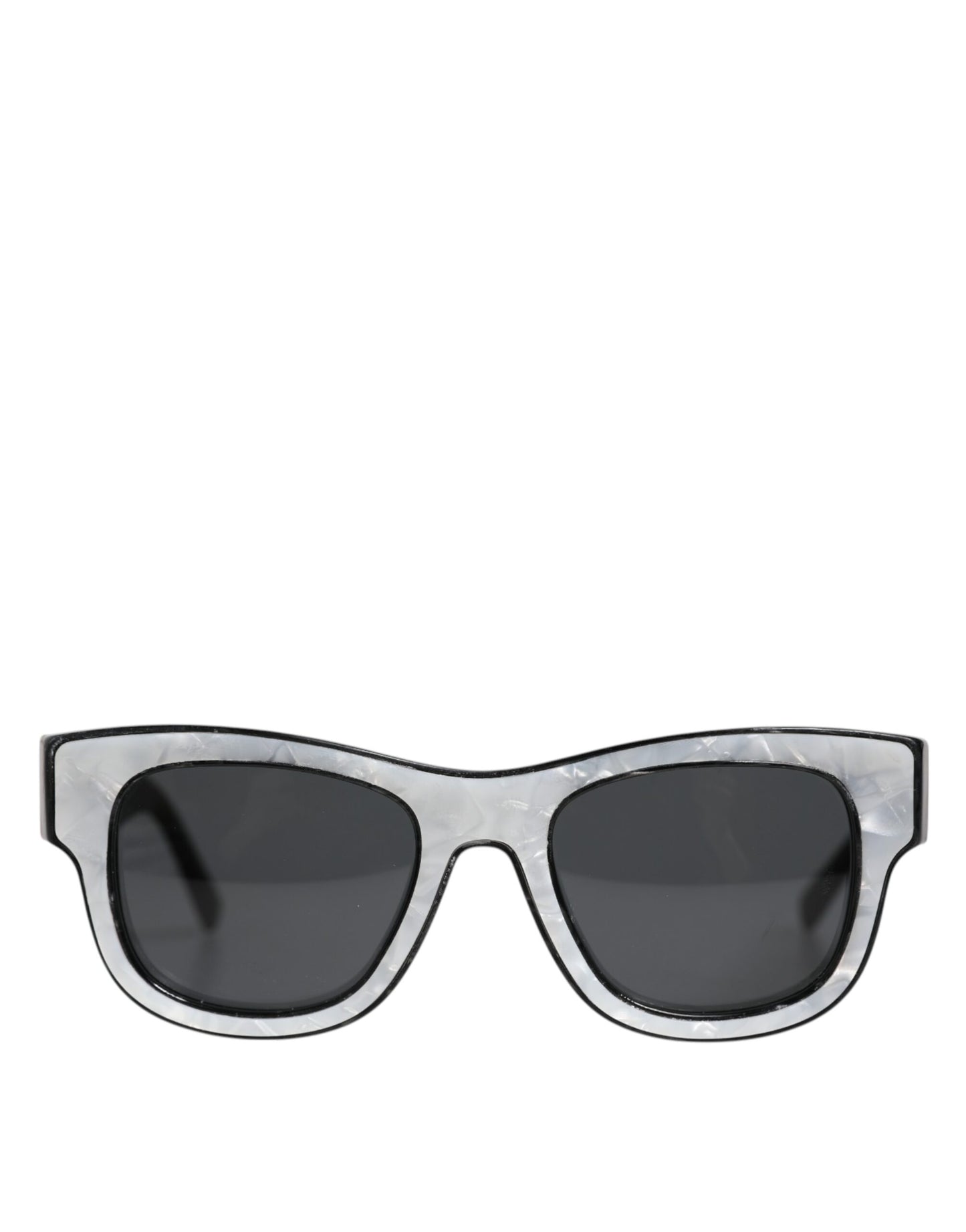 Dolce & Gabbana Perlweißes Azetatgestell DG4379 Domenico Shade Sonnenbrille