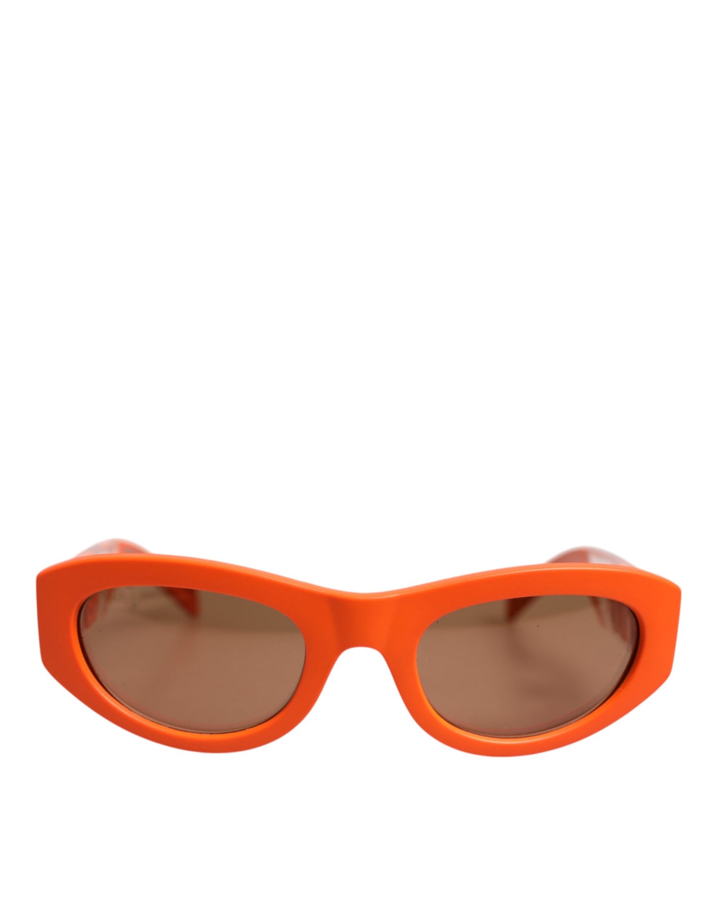 Dolce & Gabbana Orange Reborn To Live Oval Frame Logo Eyewear Sonnenbrille