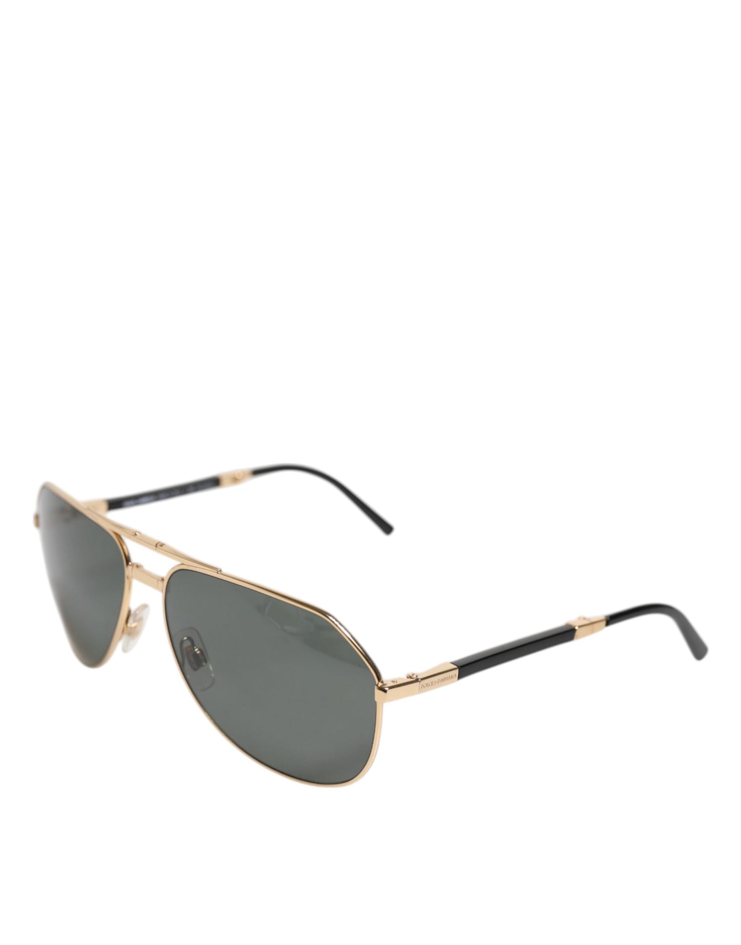 Dolce & Gabbana Gold DG2106K Pilot Frame getönte Gläser polarisierte Sonnenbrille