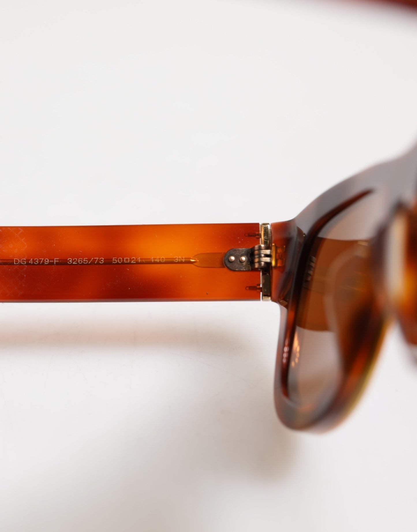 Dolce & Gabbana Grünbraun marmoriertes Acetat DG4379-F Eyewear Sonnenbrillen