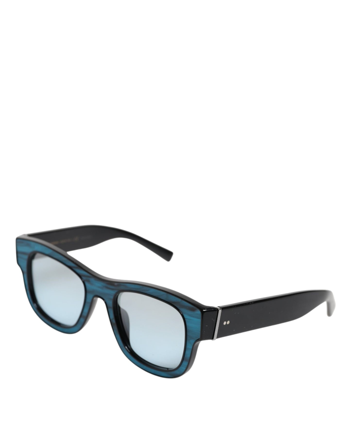 Dolce & Gabbana Blau schwarz marmoriert Metall DG2215K Eyewear Sonnenbrillen