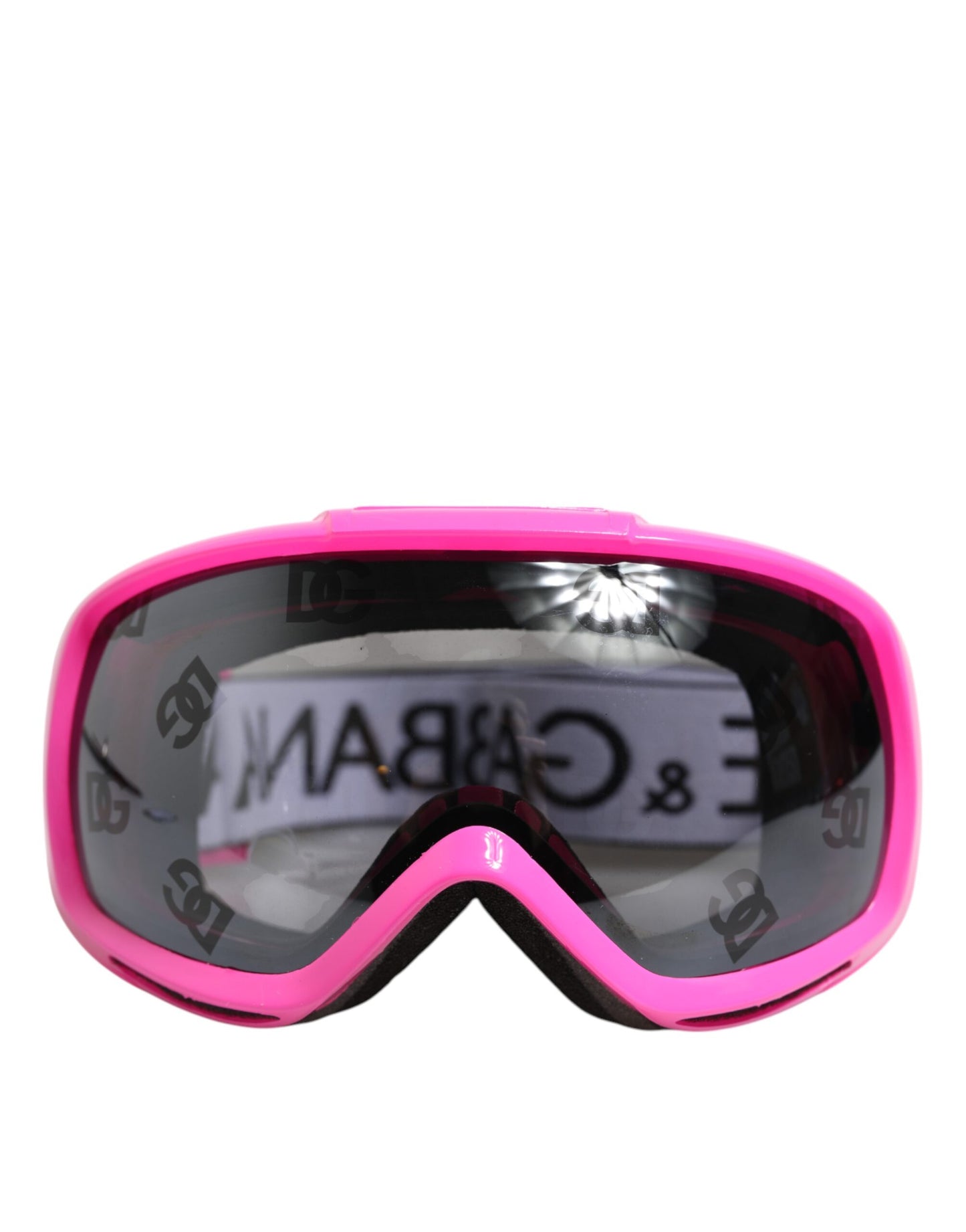 Dolce & Gabbana Fuchsia Pink Logo Skibrille DG6182 Maske Sonnenbrille