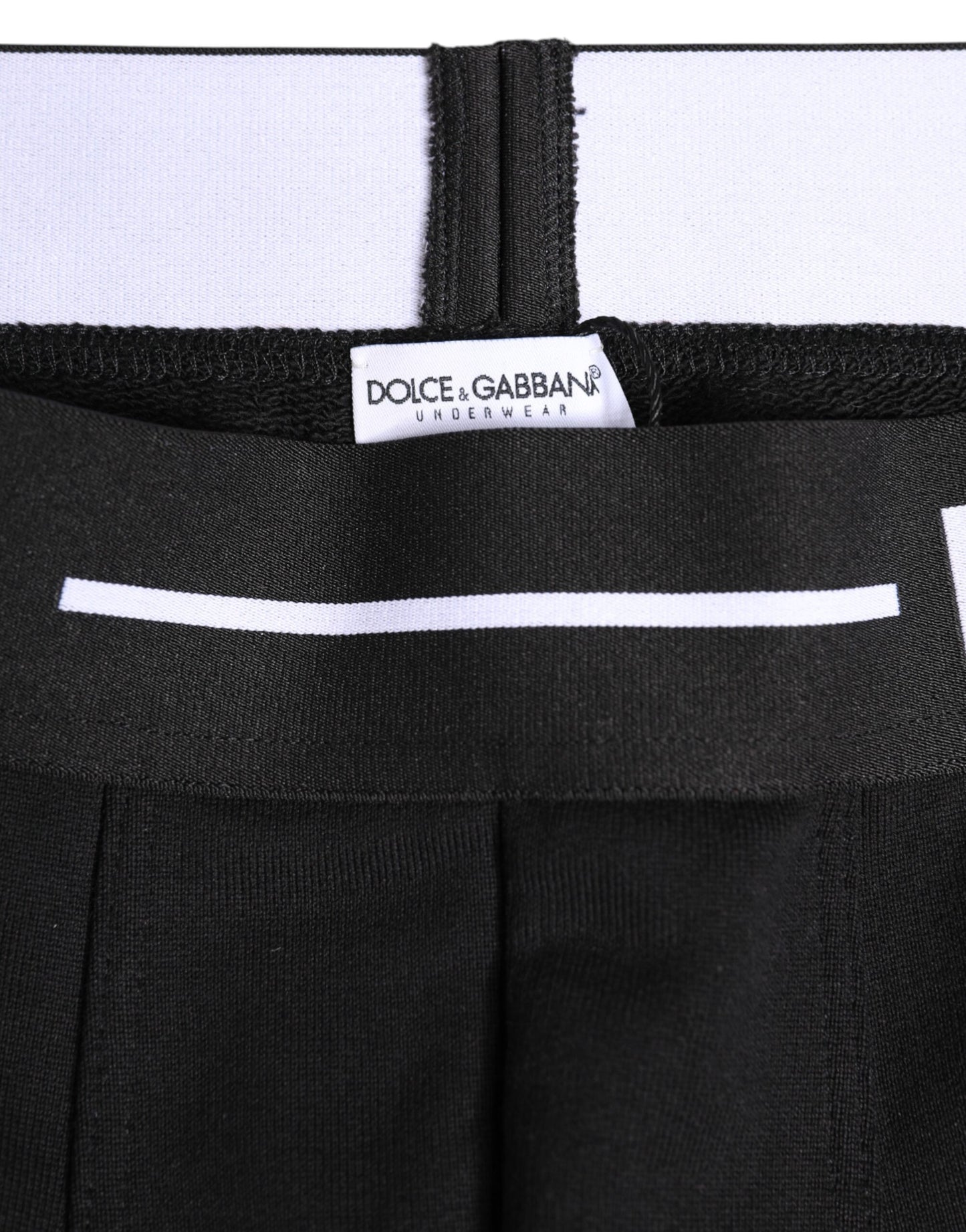 Dolce & Gabbana Schwarze Cotton Stretch Regular Boxer Unterwäsche
