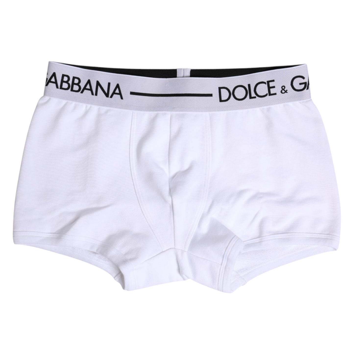 Dolce & Gabbana Weiße Cotton Stretch Regular Boxer Unterwäsche