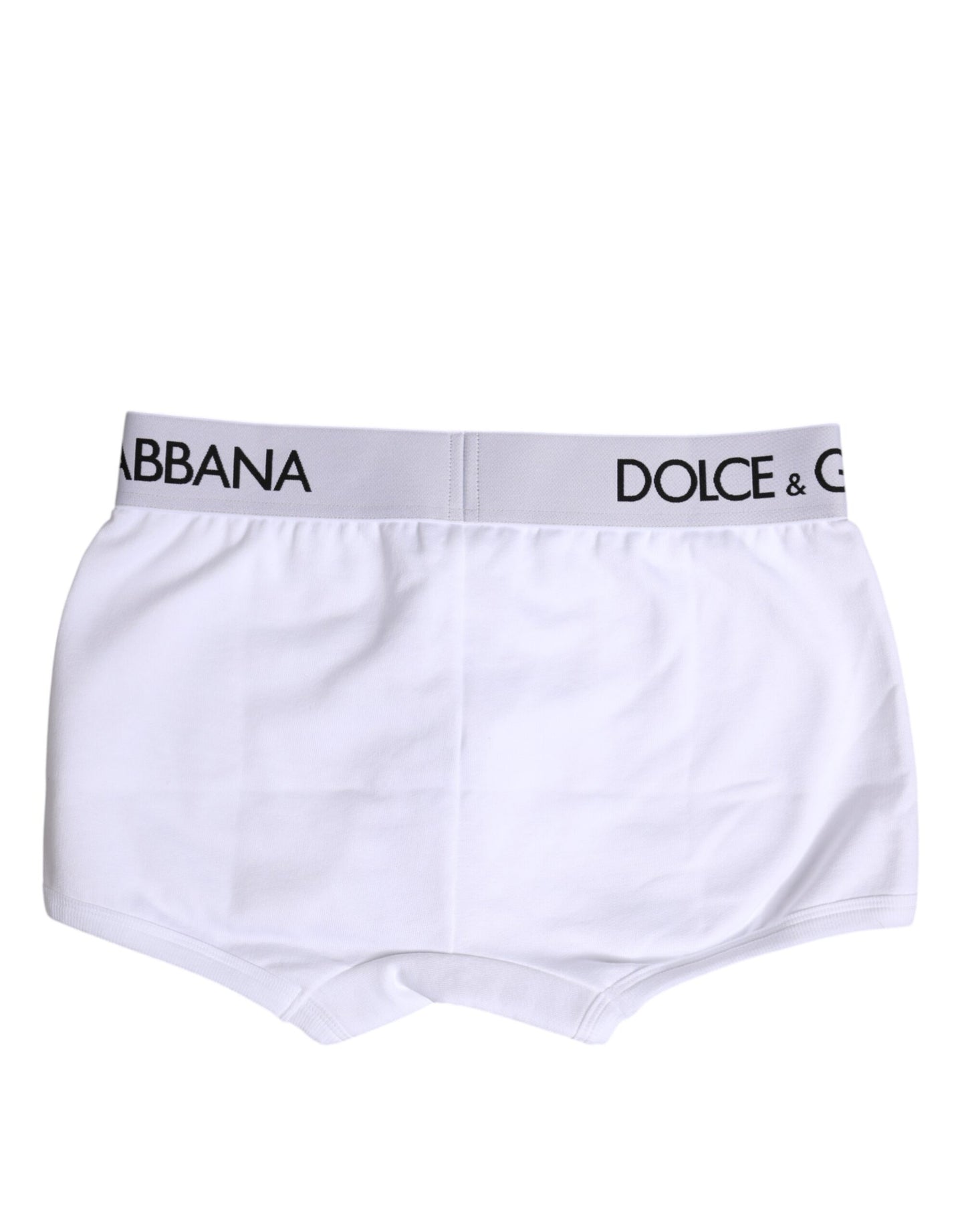 Dolce & Gabbana Weiße Cotton Stretch Regular Boxer Unterwäsche
