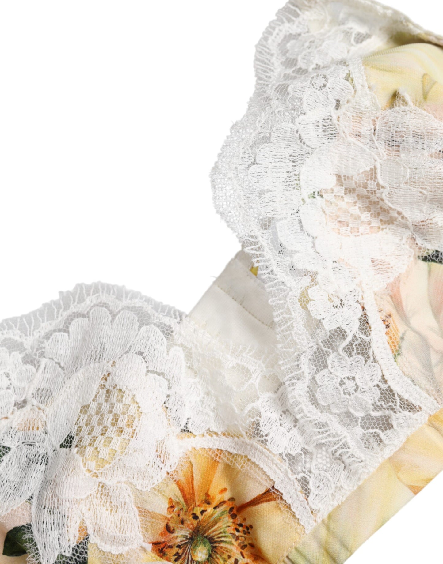 Dolce & Gabbana Multicolor Floral Print Non Wire BH Unterwäsche