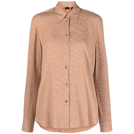 PINKO Beige Seide Frauen Shirt