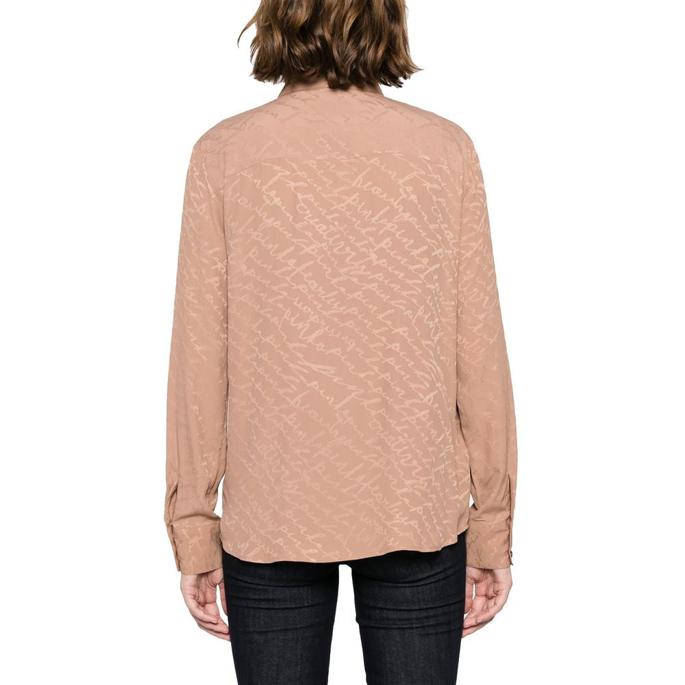 PINKO Beige Seide Frauen Shirt