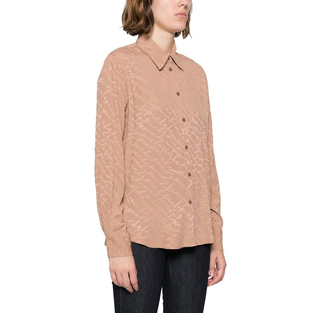 PINKO Beige Seide Frauen Shirt