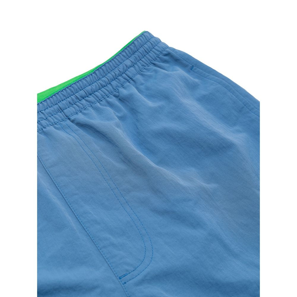 Bottega Veneta Blaue Badeshorts aus Polyamid