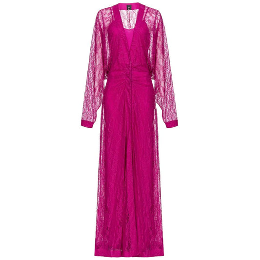 PINKO Lila Nylonkleid
