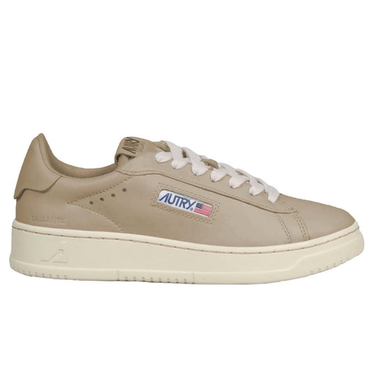 Autry Beige Ziegenleder Sneaker