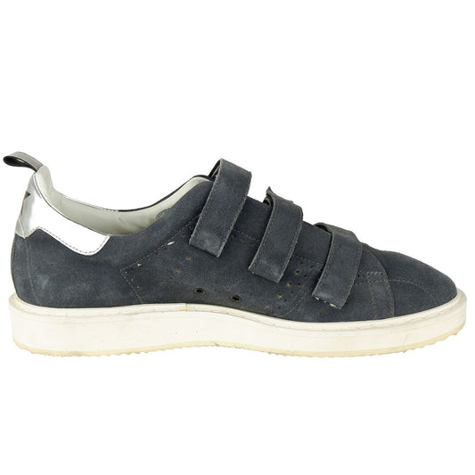 Golden Goose Graue Kalbsleder Sneaker