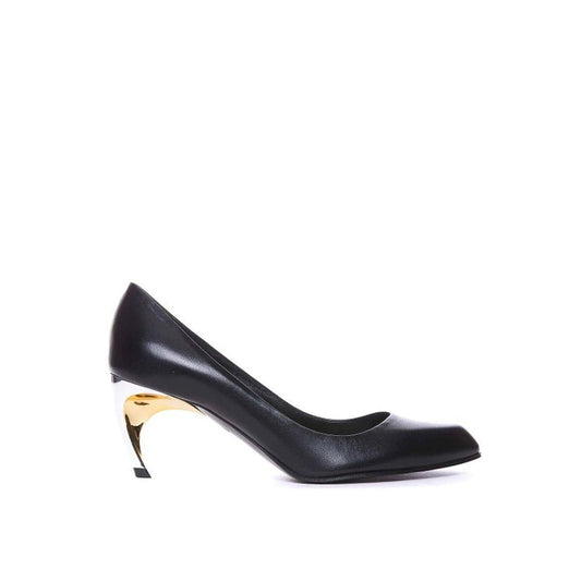 Alexander McQueen Schwarze High-Heel-Pumps aus Lammleder