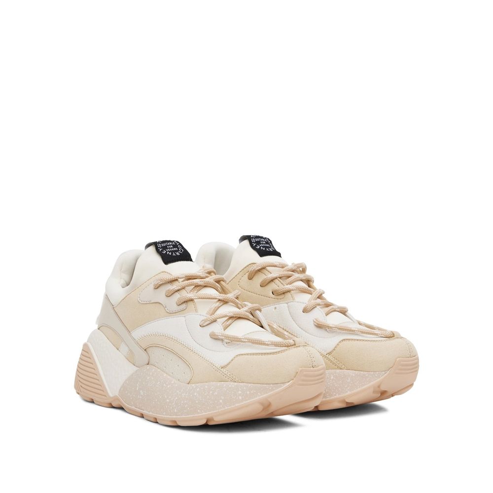 Stella McCartney Gelbe Chunky Sneakers aus veganem Leder