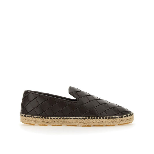 Bottega Veneta Espadrilles aus braunem Kalbsleder