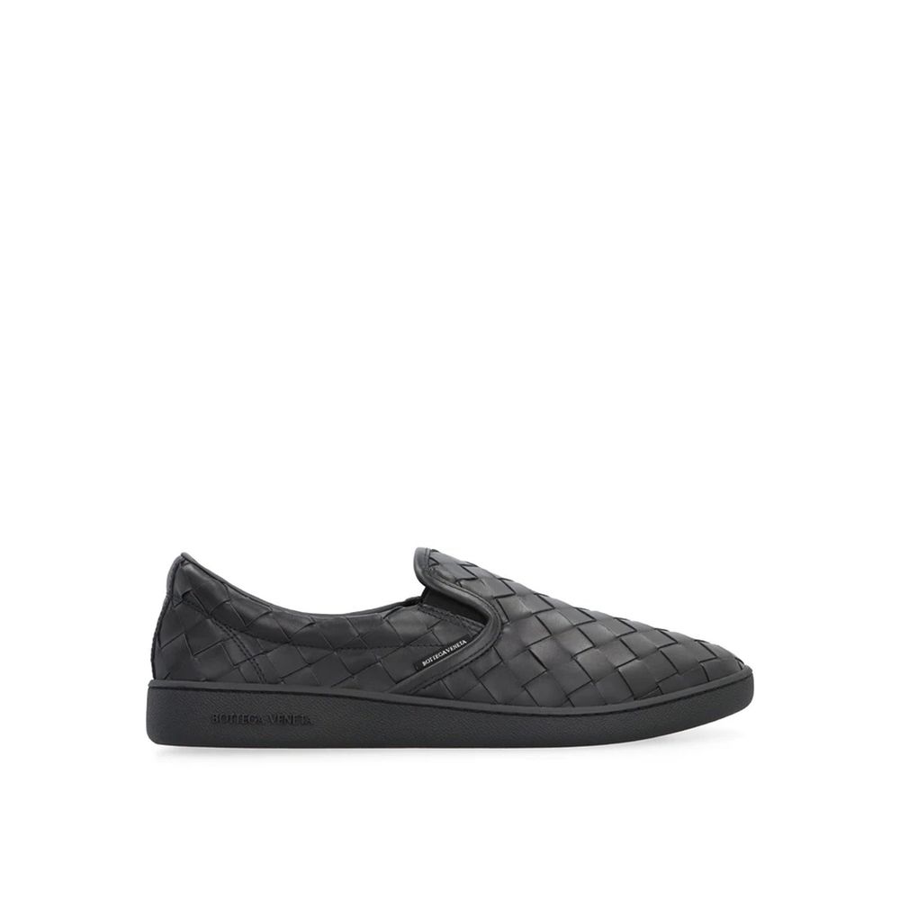 Bottega Veneta Schwarze Sneaker aus Kalbsleder