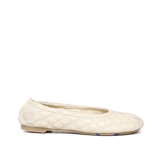 Burberry Sadler Leder Ballerina Flats