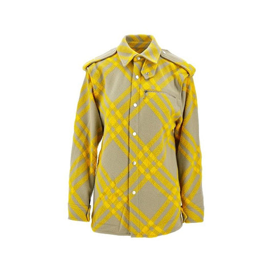 Burberry Karierte Jacke aus Wolle