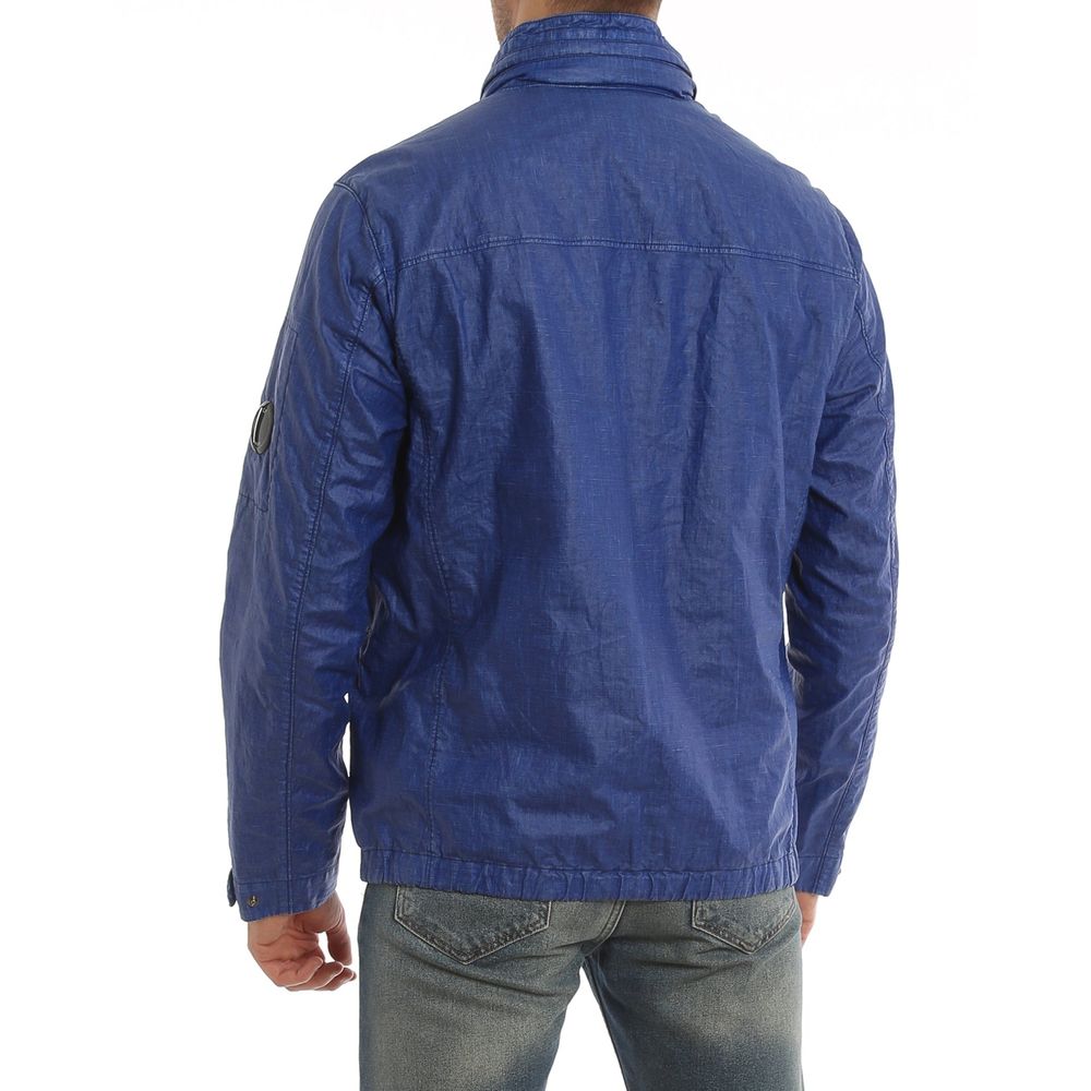 C.P. Company Leinen-Jacke in Blau