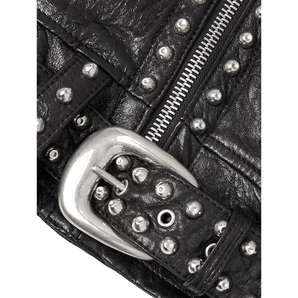Celine Beschlagene Lederjacke