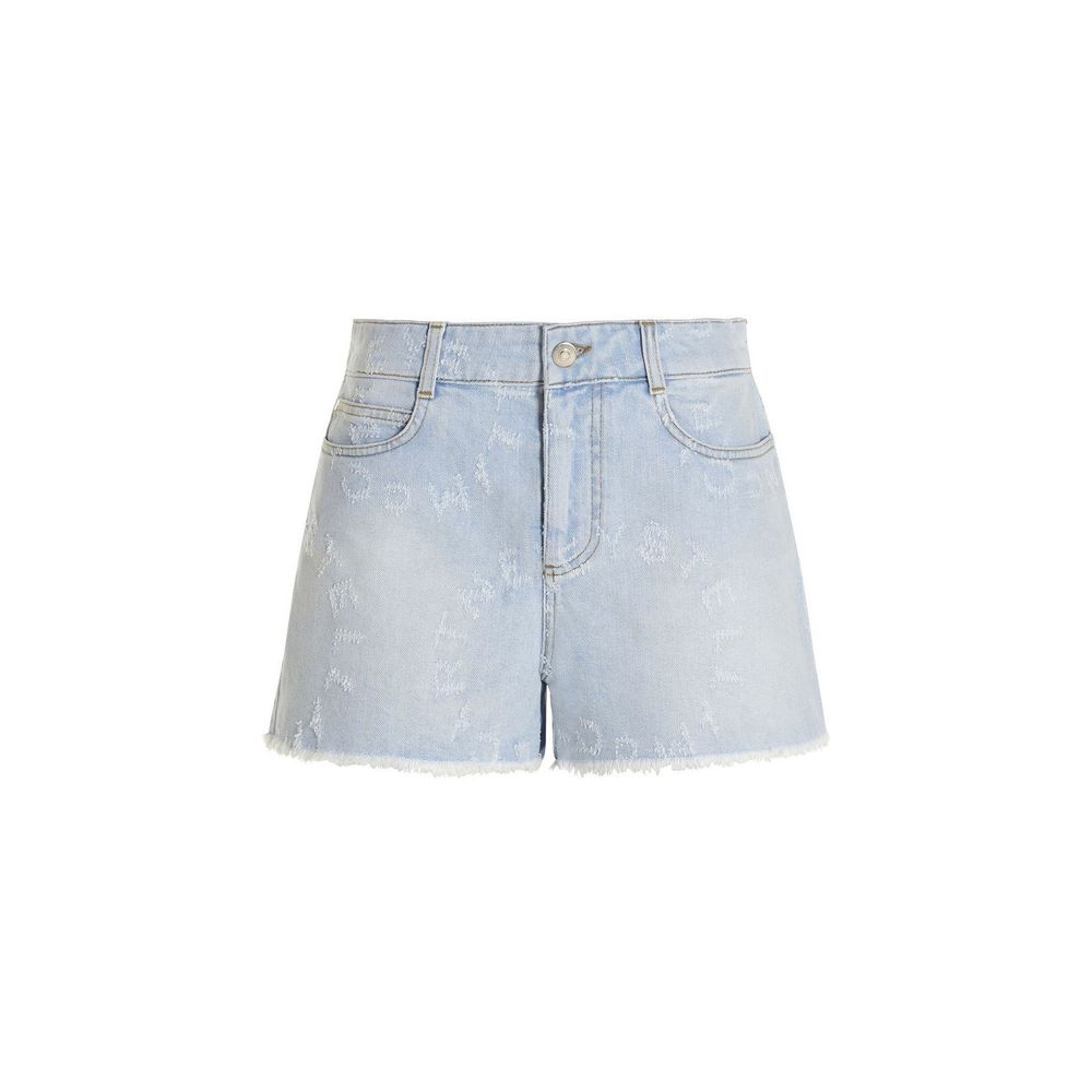 Stella McCartney Blaue Jeans-Shorts