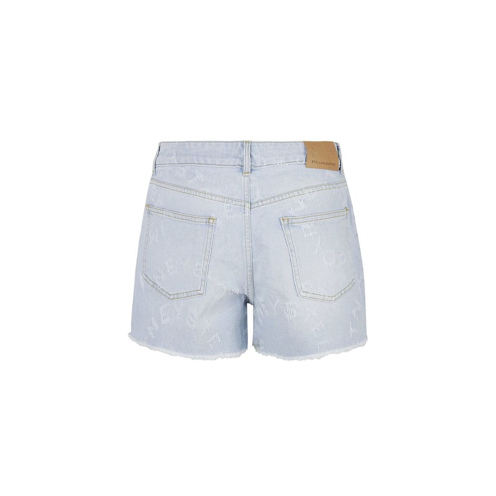 Stella McCartney Blaue Jeans-Shorts