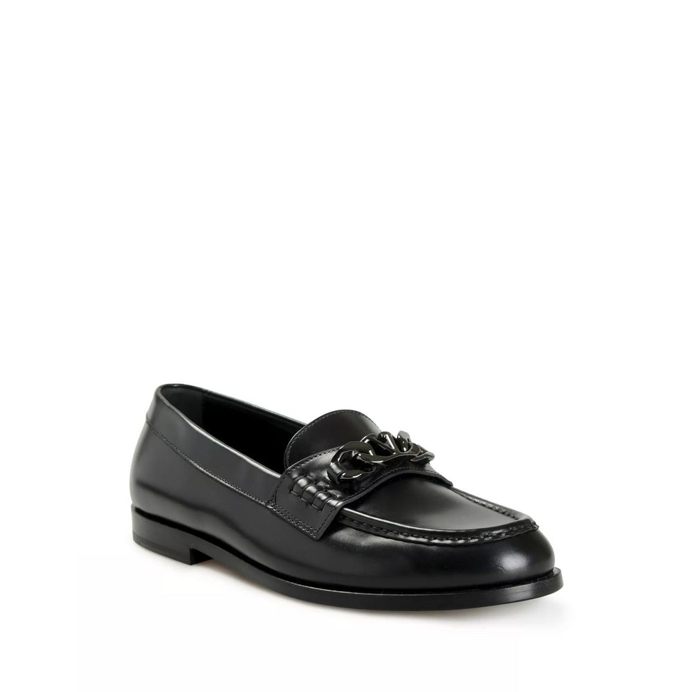 Valentino Garavani Elegante schwarze Lederslipper