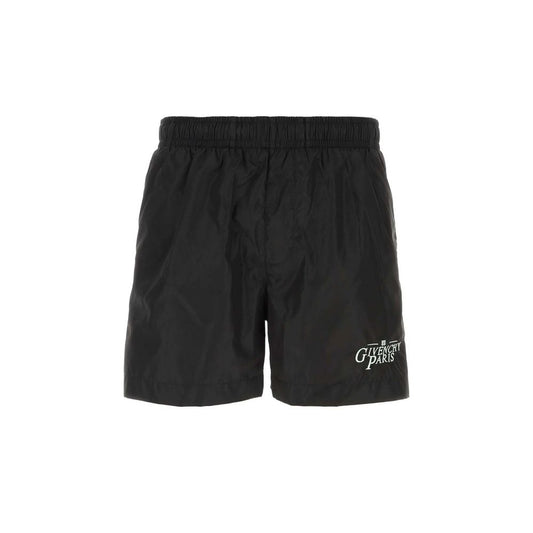 Givenchy Badeshorts mit Logo-Stickerei