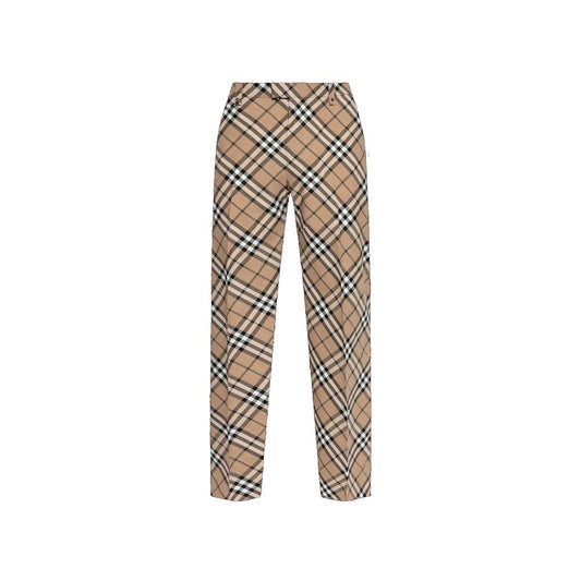 Burberry Karo-Hose aus Wollmischung