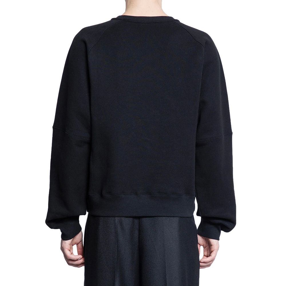 Saint Laurent Schwarzer Baumwoll-Sweatshirt