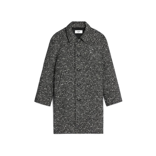 Celine Céline Camden Mantel aus Tweedwolle