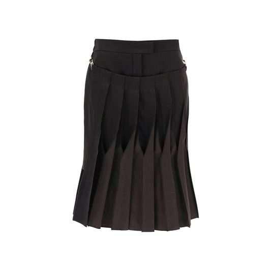 Fendi Rock aus gewaschener Baumwolle und Seide