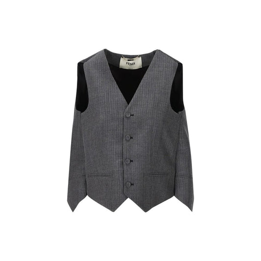 Fendi Gestreiftes Westenoberteil