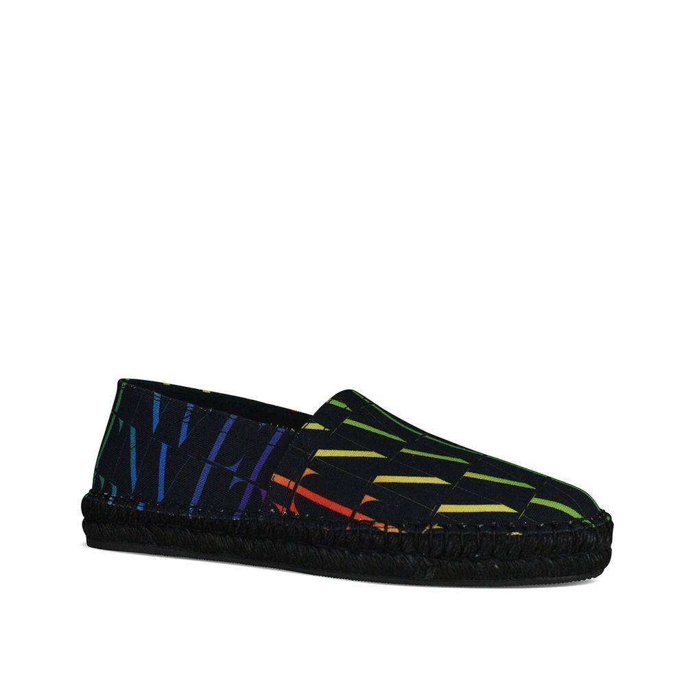 Valentino Garavani Schwarze Espadrilles aus Canvas