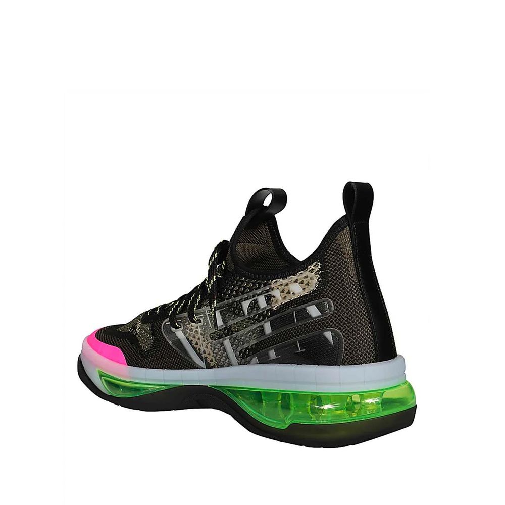 Valentino Garavani Schwarze Stoff-Sportschuhe