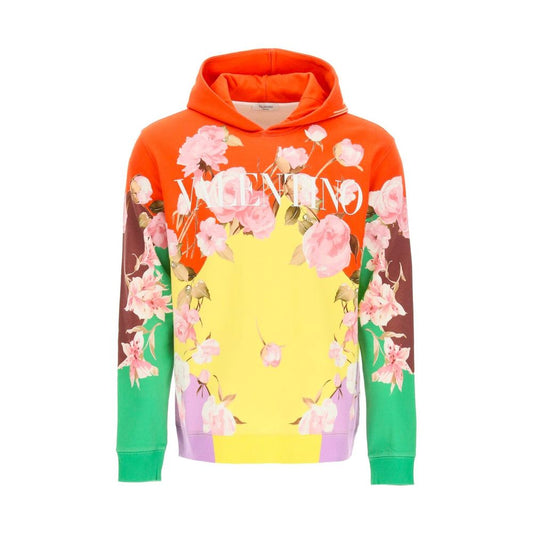 Valentino Logo-Sweatshirt mit Kapuze