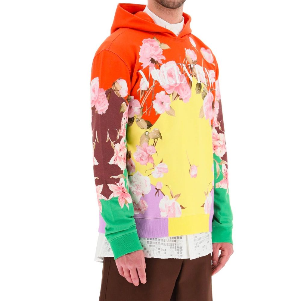 Valentino Logo-Sweatshirt mit Kapuze