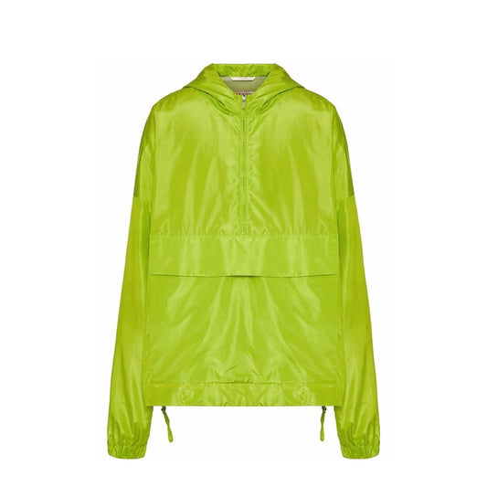 Valentino Übergroße Anorak Neon Jacke