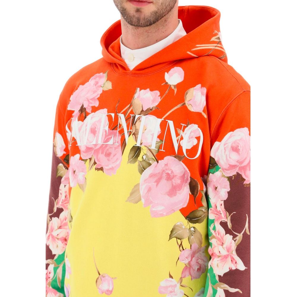 Valentino Logo-Sweatshirt mit Kapuze