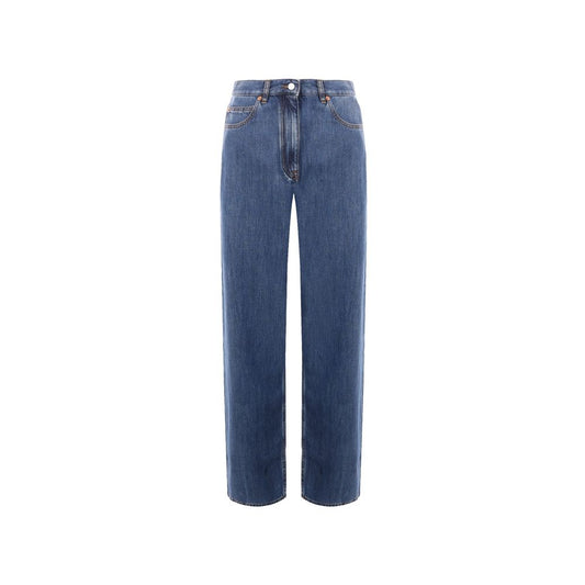 Valentino Weit geschnittene Denim-Jeans