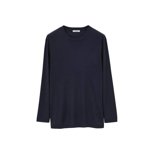 Lemaire Langärmeliges Seiden-T-Shirt