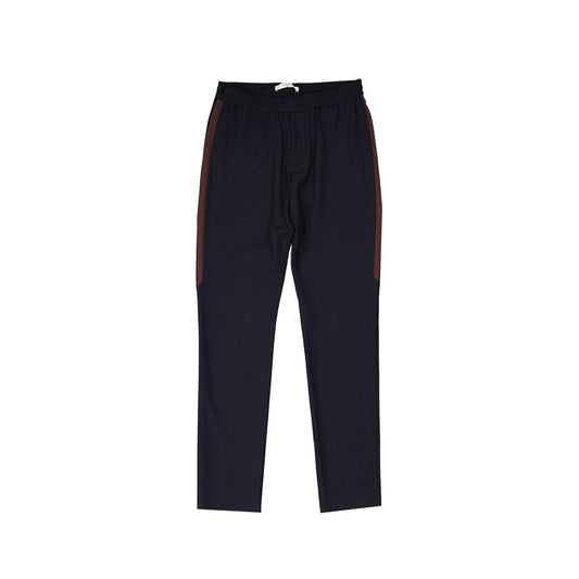 Givenchy Gestreifte Hose aus Wolle mit Seitenteilen