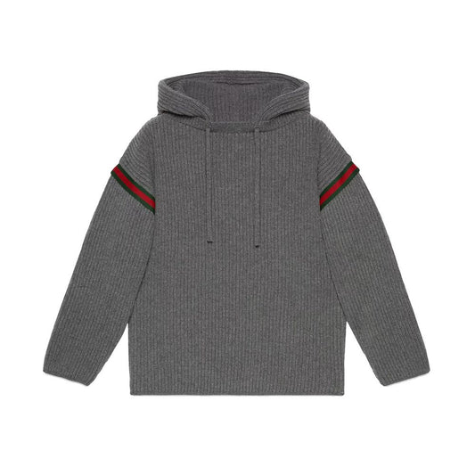 Gucci Sweatshirt aus Wolle mit Reißverschluss