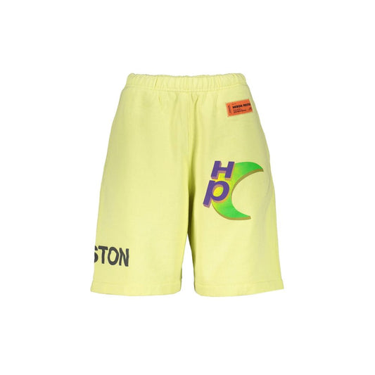 Heron Preston Gelbe Baumwoll-Bermuda-Shorts