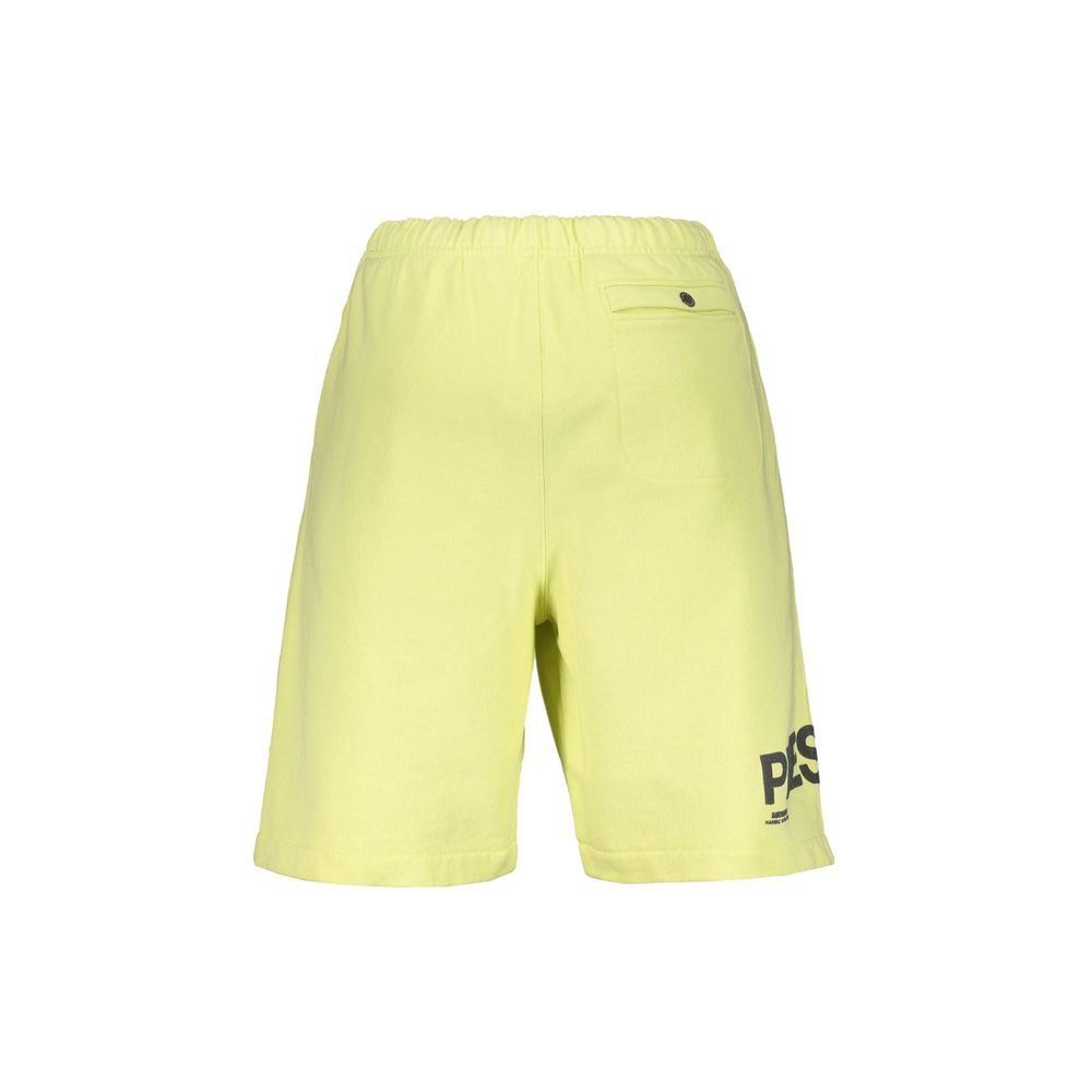 Heron Preston Gelbe Baumwoll-Bermuda-Shorts