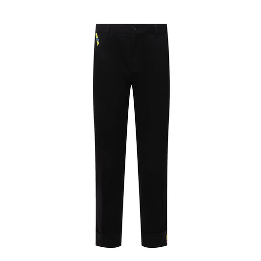Versace Gabardine-Hose aus Baumwolle